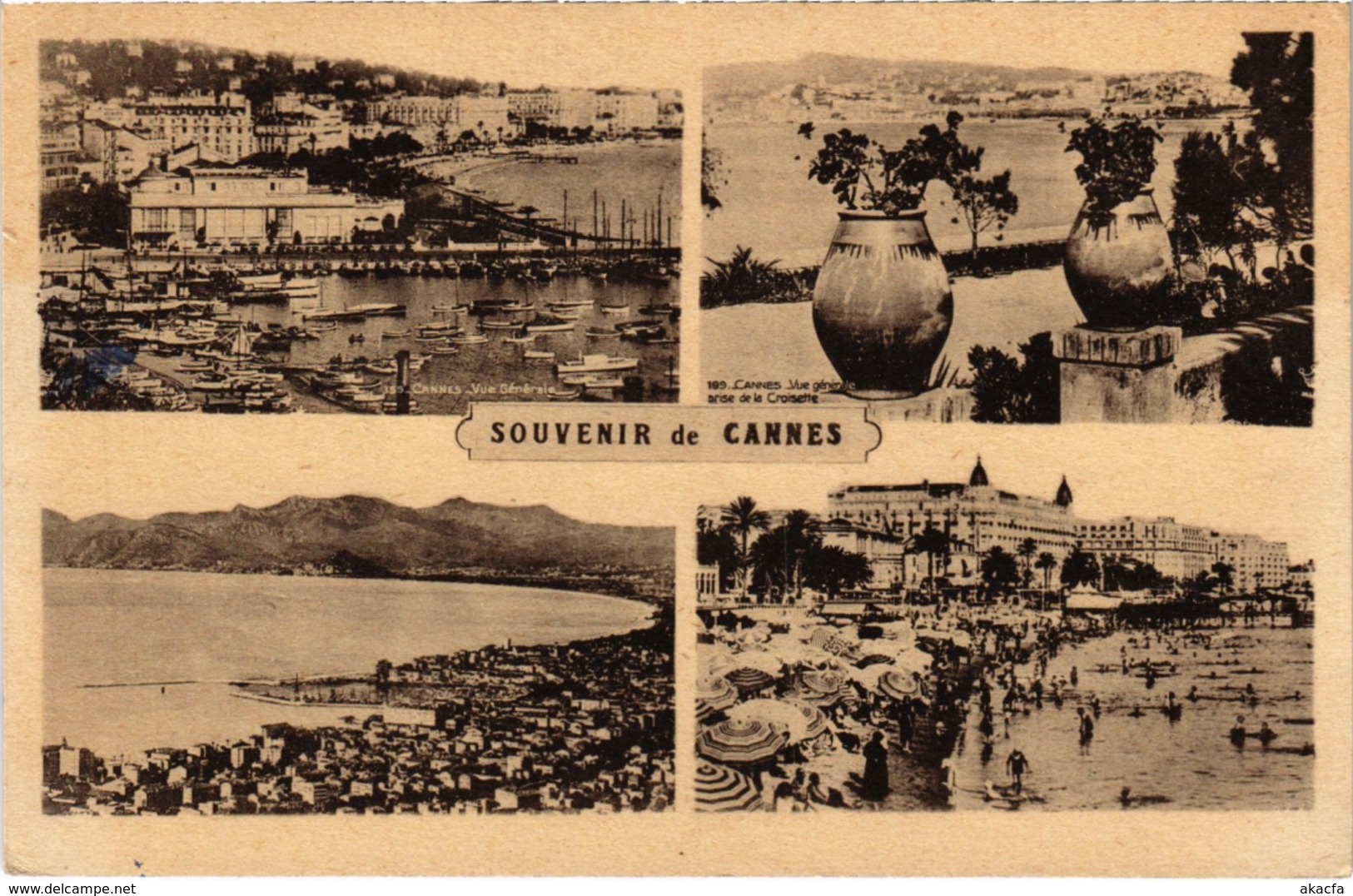 CPA Souvenir de CANNES (110754)