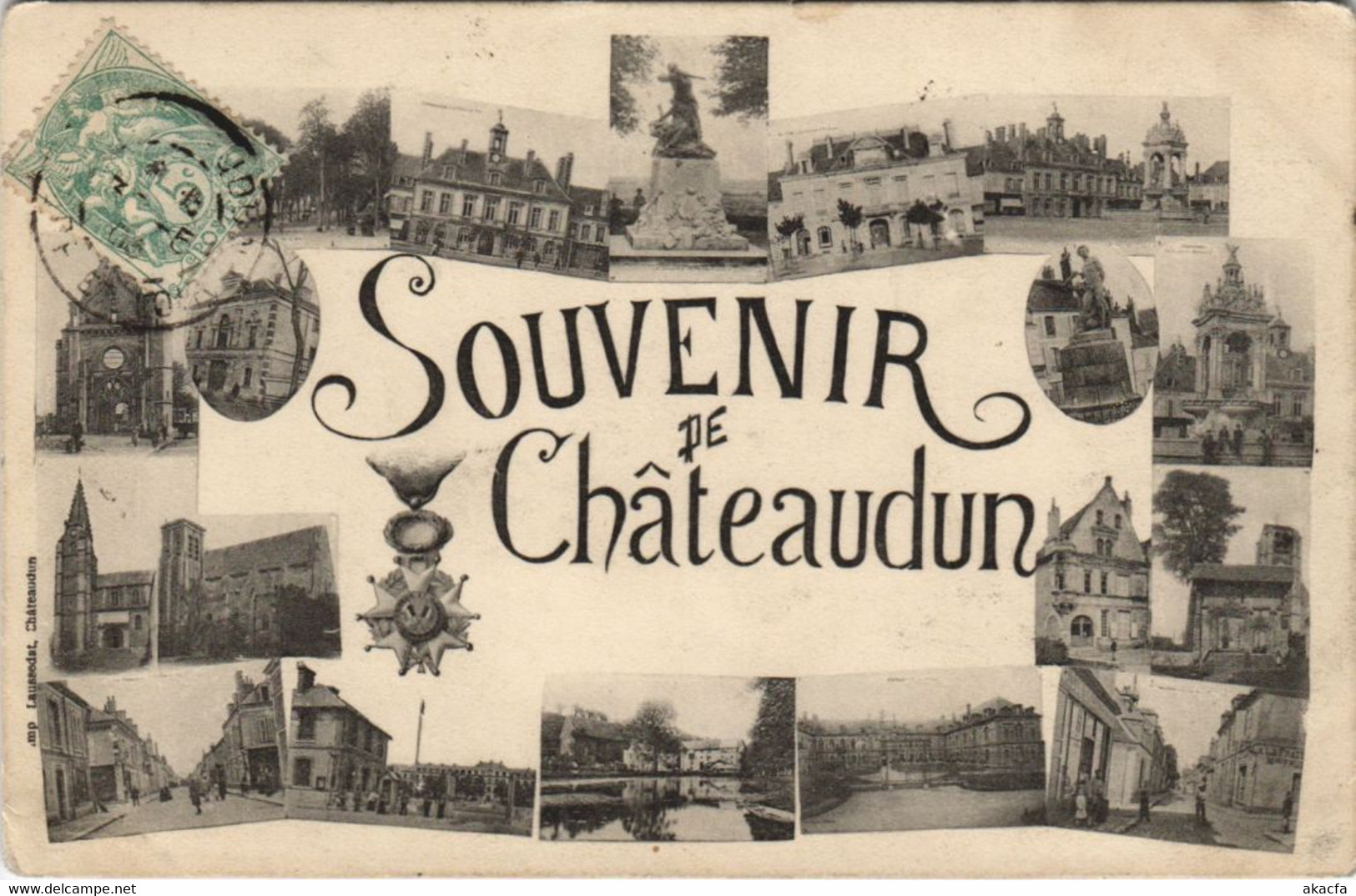 CPA Souvenir de CHATEAUDUN (33697)