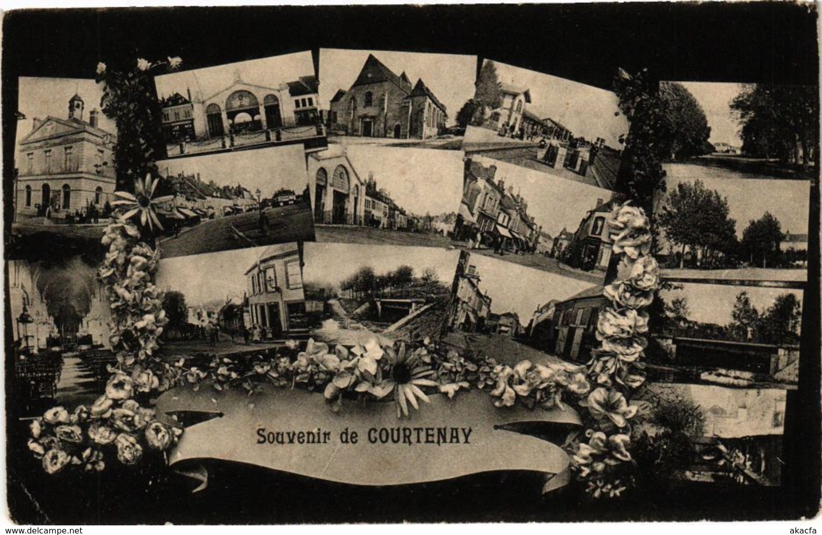 CPA Souvenir de COURTENAY (264466)