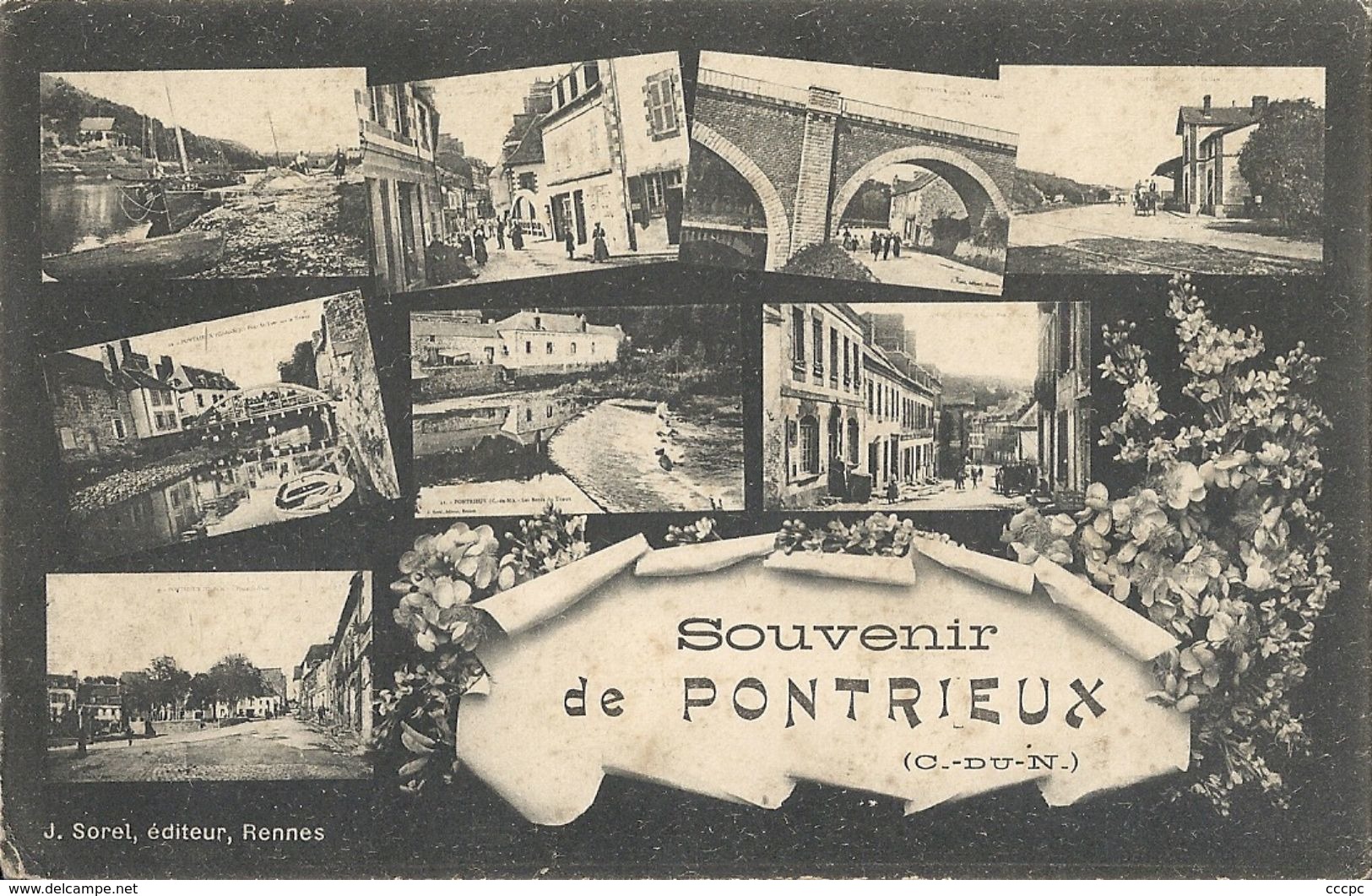 CPA Souvenir de Pontrieux vues multiples