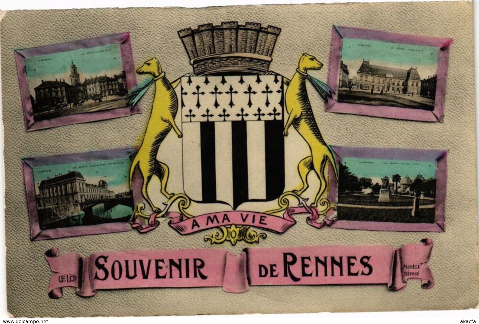 CPA Souvenir de RENNES (265548)