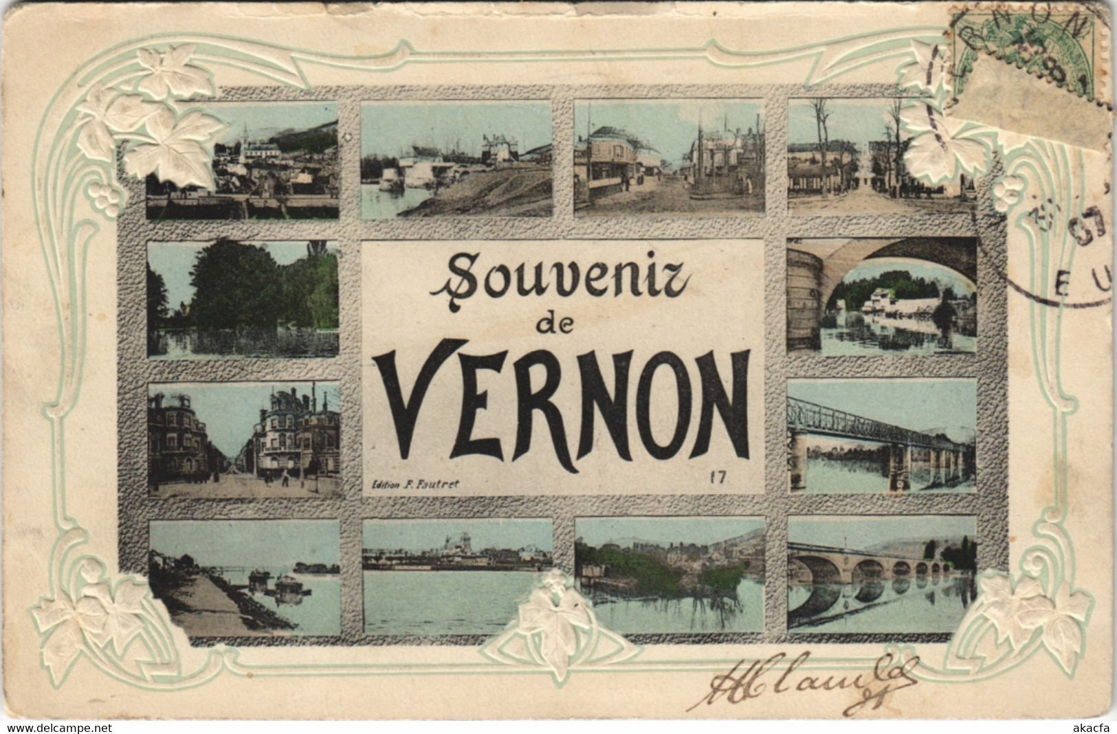 CPA Souvenir de VERNON (129138)