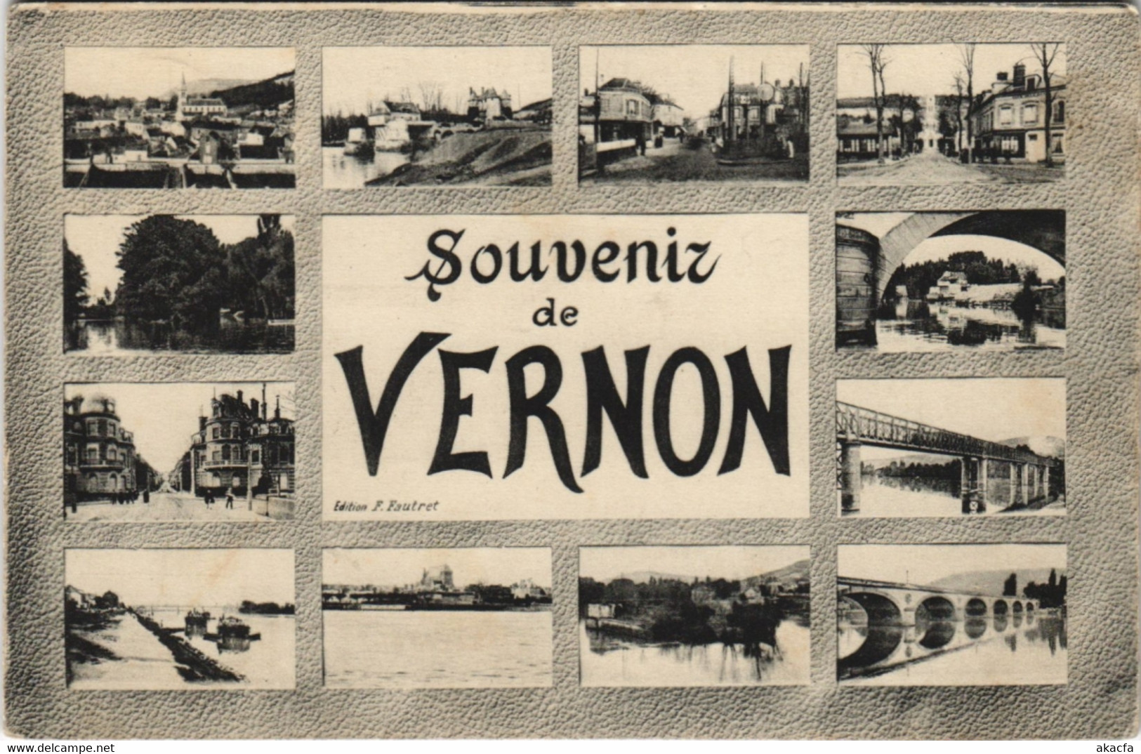 CPA Souvenir de VERNON (129139)