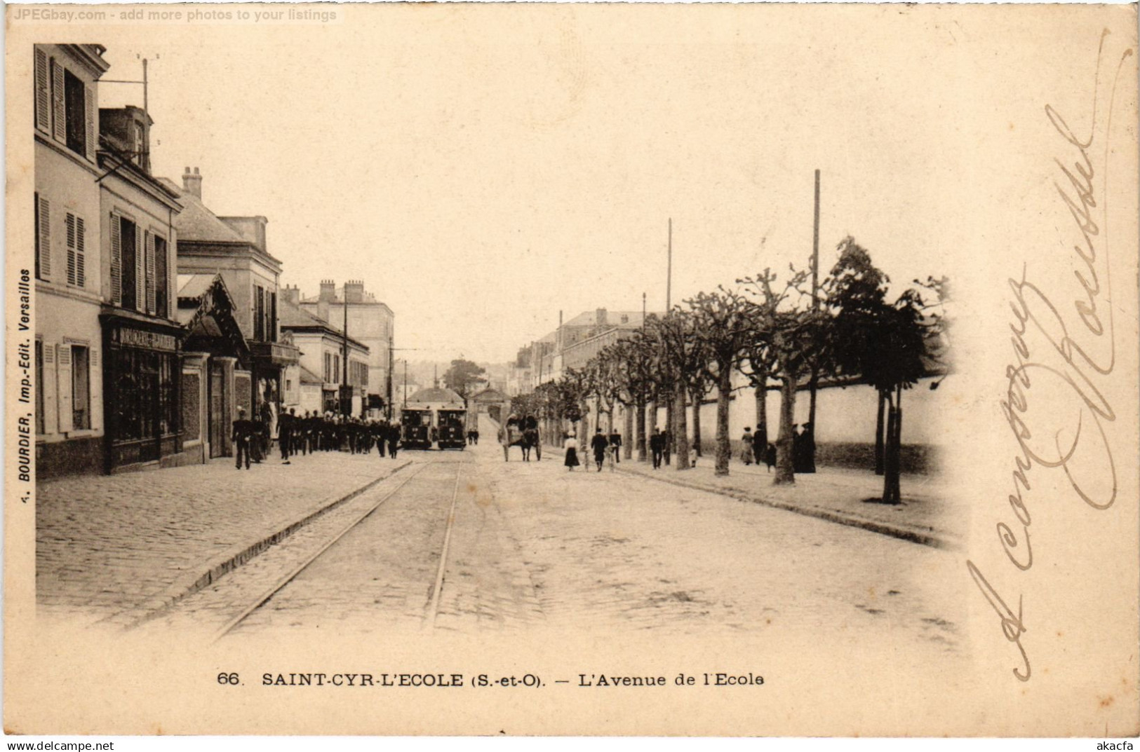 CPA St Cyr l'Ecole Avenue de l'Ecole (1443650)