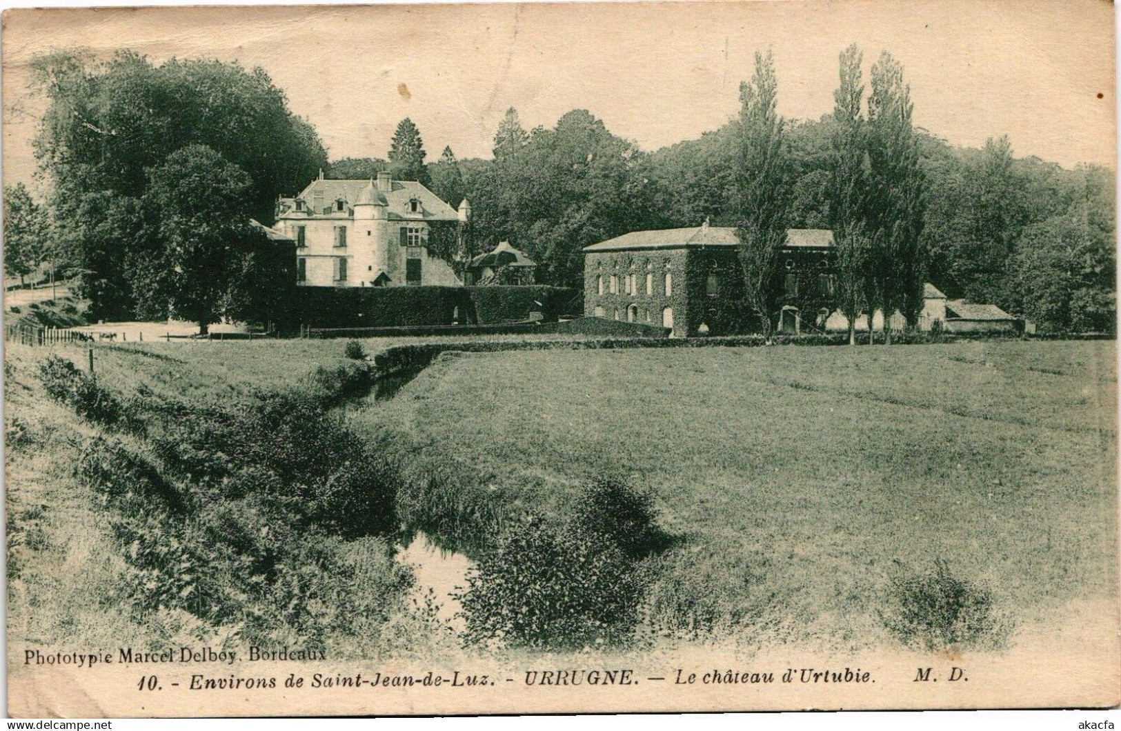 CPA St-JEAN-de-LUZ - URRUGNE - Le Chateau d'Urtubie (163029)