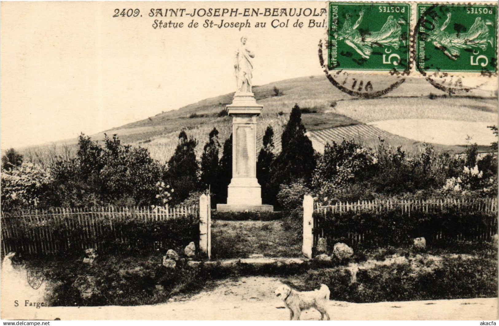 CPA St-JOSEPH-en-BEAUJOLAIS - Statue de St-JOSEPH (572475)