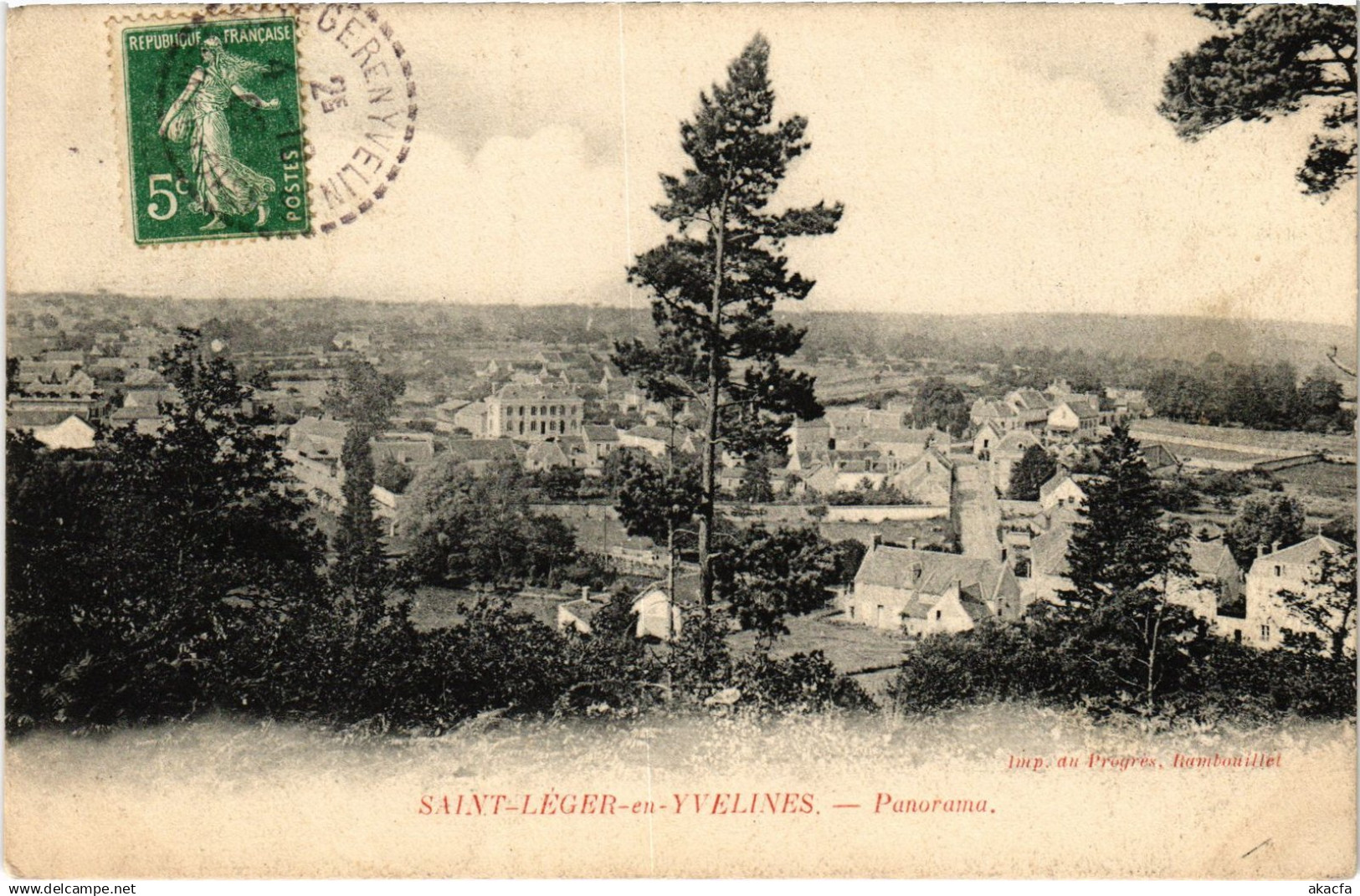 CPA St Leger en Yvelines panorama (1449829)