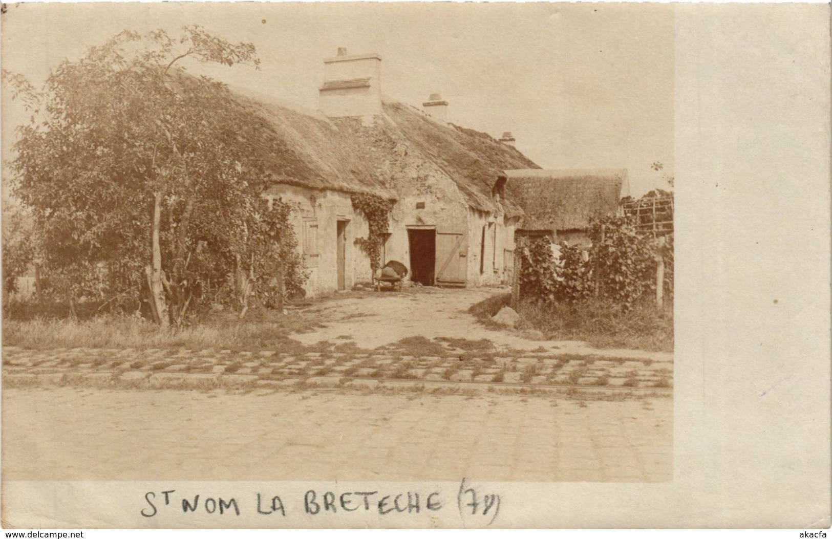 CPA St-NOM la BRETECHE - carte photo (215438)