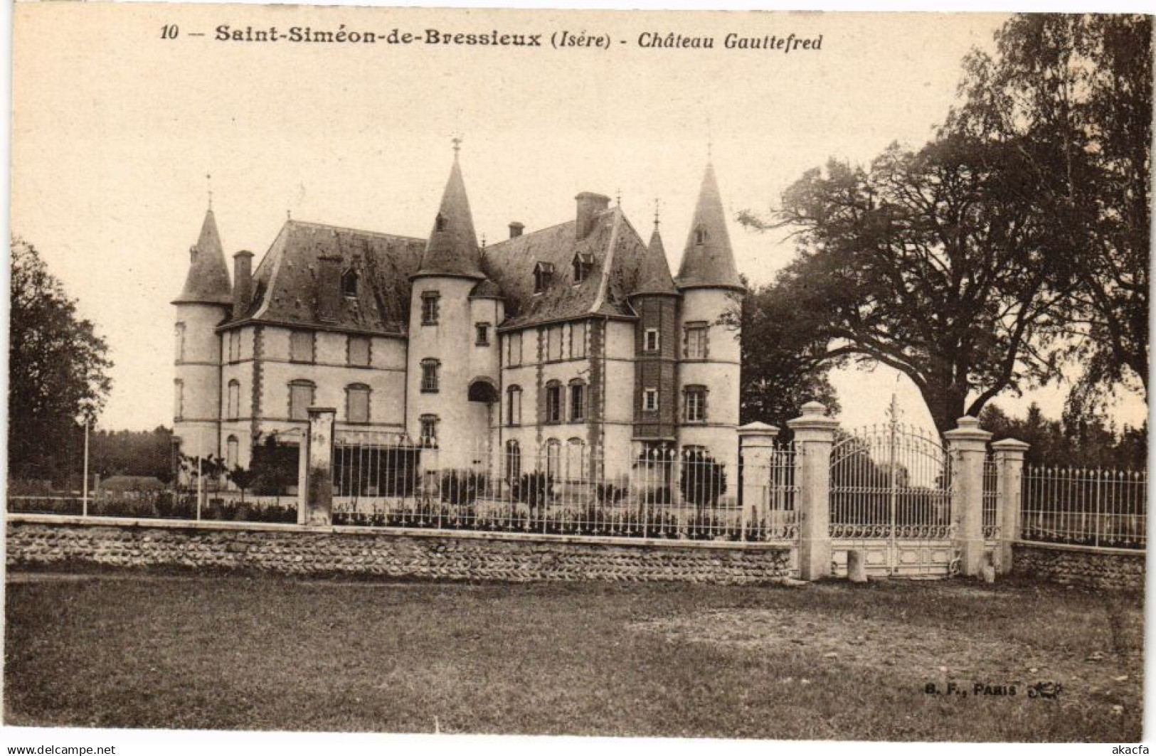 CPA St-SIMEON-de-BRESSIEUX - Chateau Gauitefred (241750)