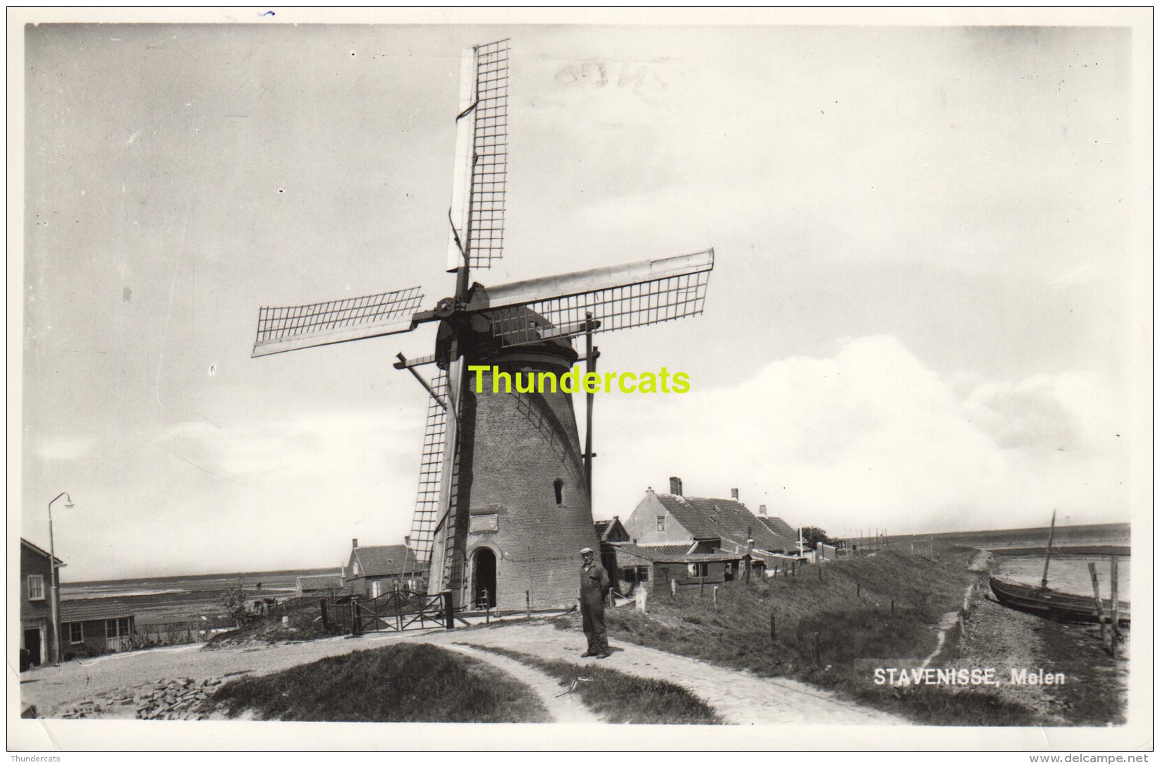 CPA STAVENISSE MOLEN FOTOKAART CARTE DE PHOTO