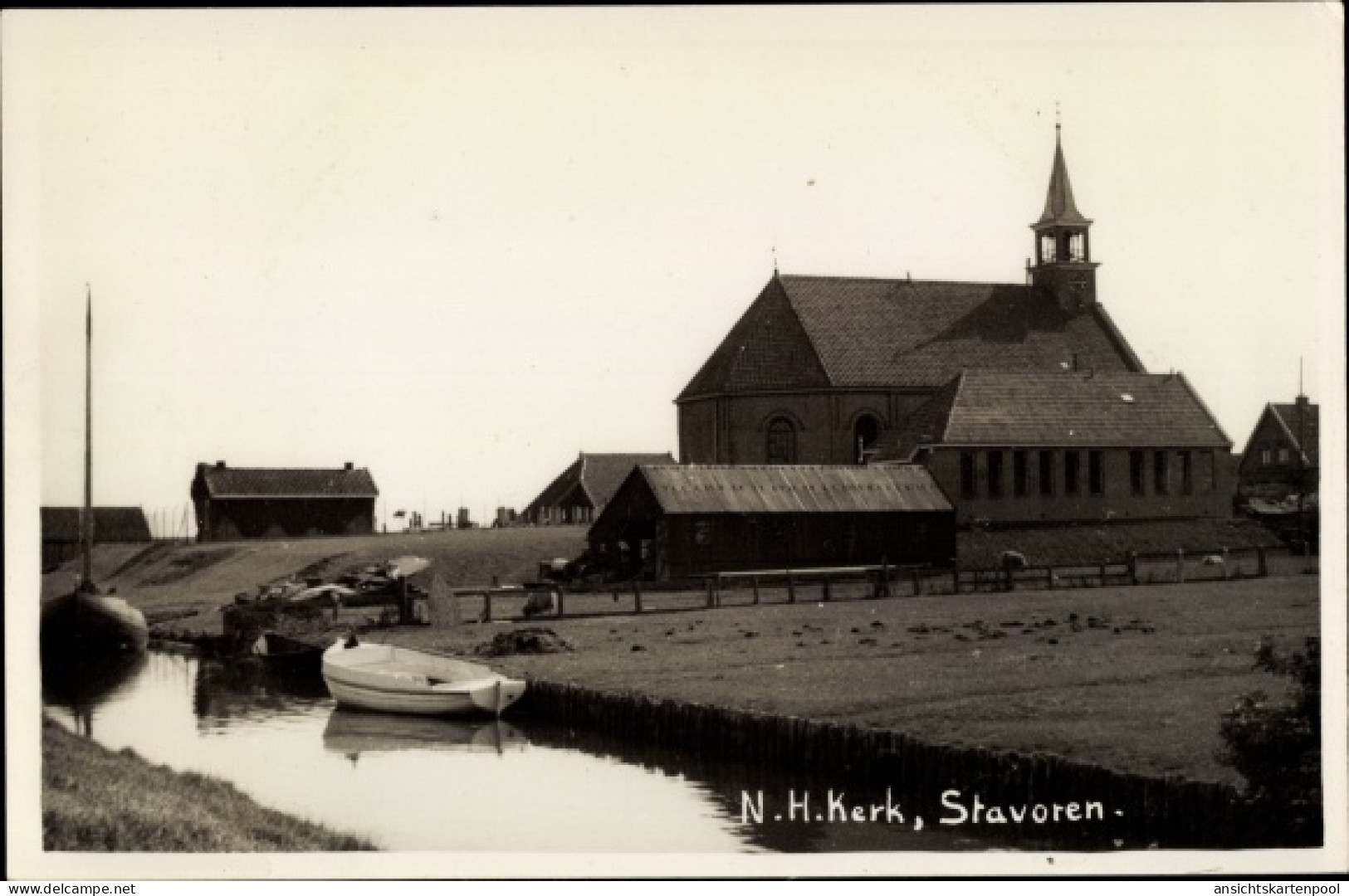 CPA Stavoren Friesland, N. H. Kerk