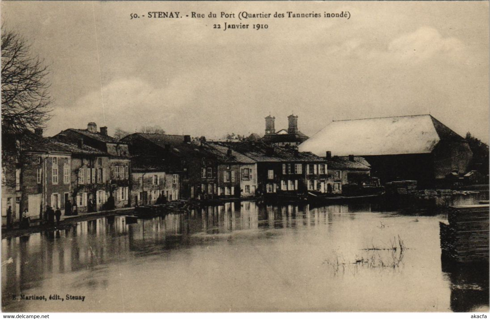 CPA Stenay - Rue du port (118528)