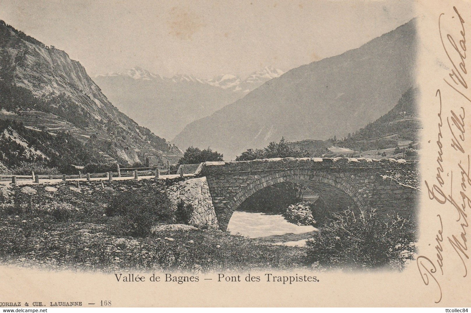 CPA-SUISSE-Vallée de Bagnes-Pont des Trappistes