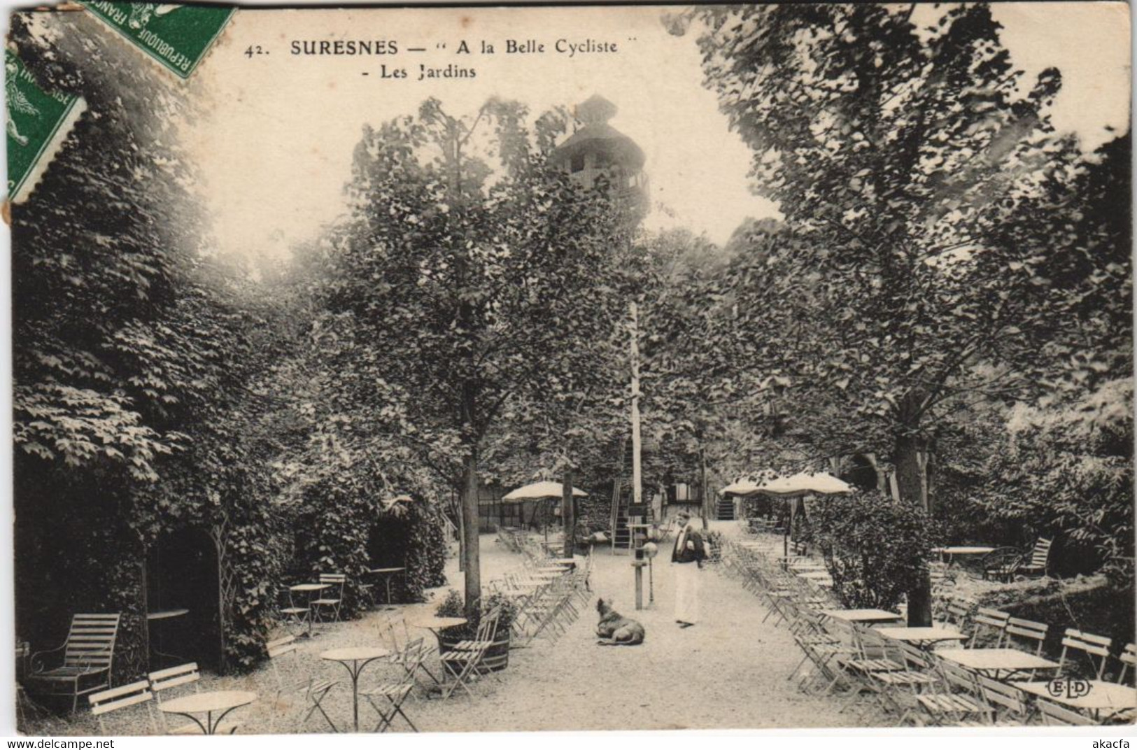 CPA SURESNES Les Jardin (806804)