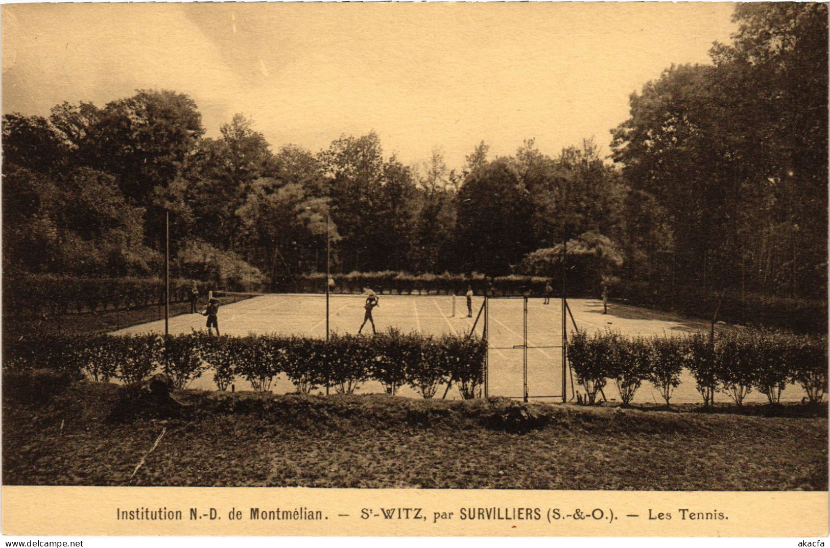 CPA Survilliers Les Tennis FRANCE (1307823)