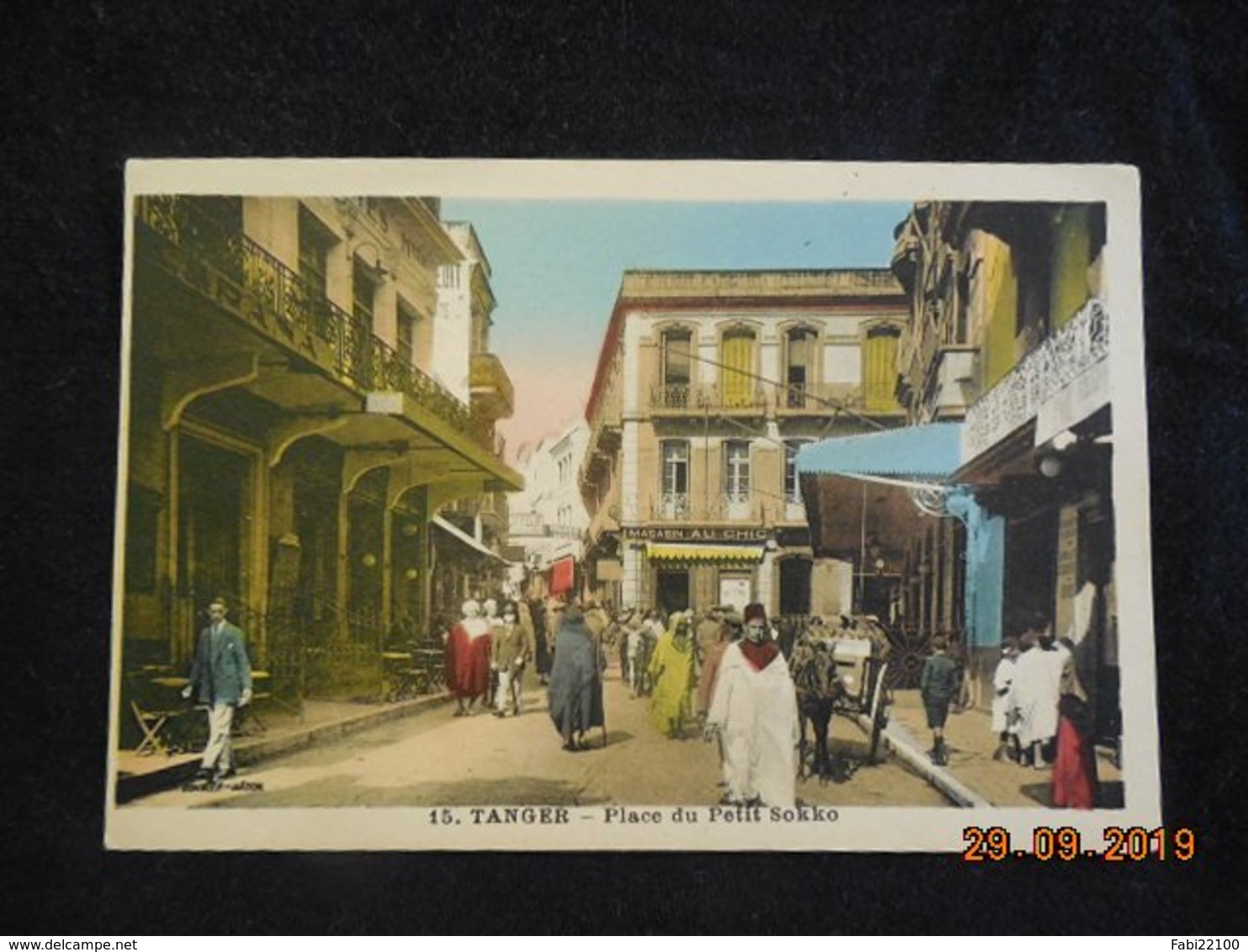 CPA - Tanger - Place du Petit Sokko