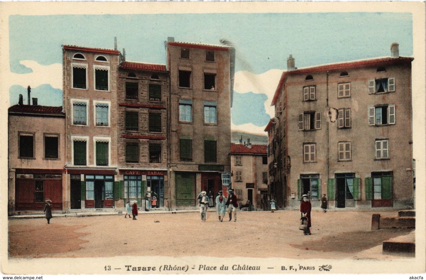 CPA Tarare - Place du Chateau (1036229)