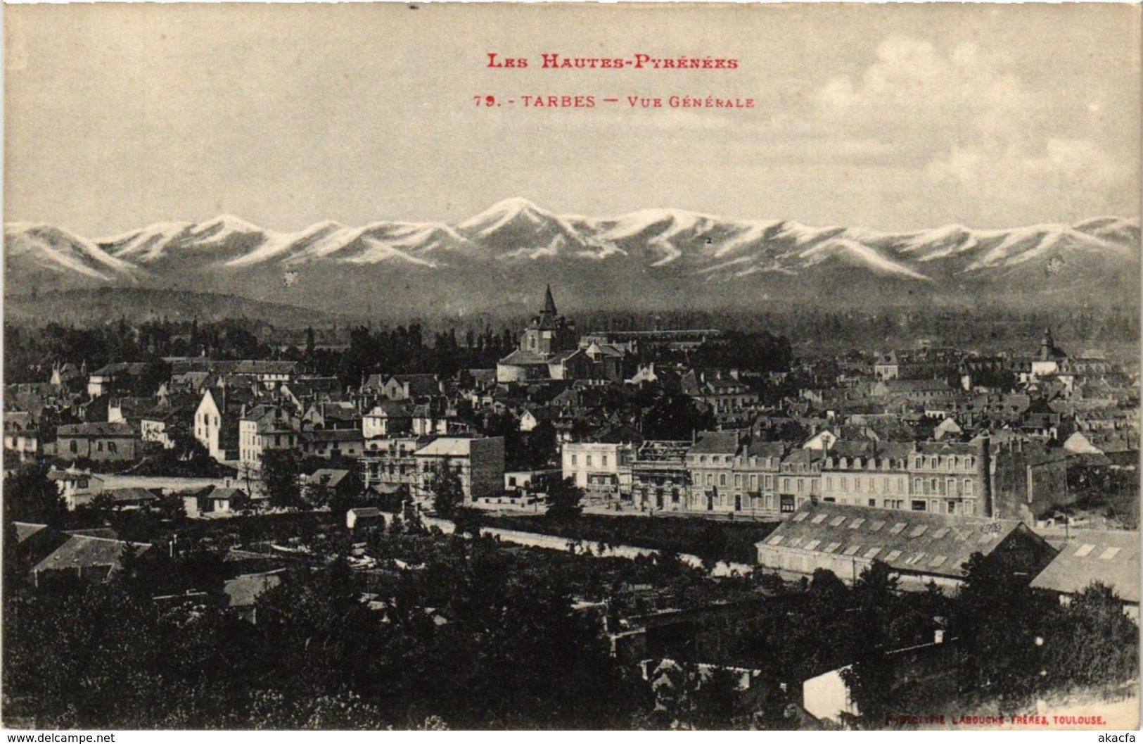 CPA TARBES - Vue générale (281828)