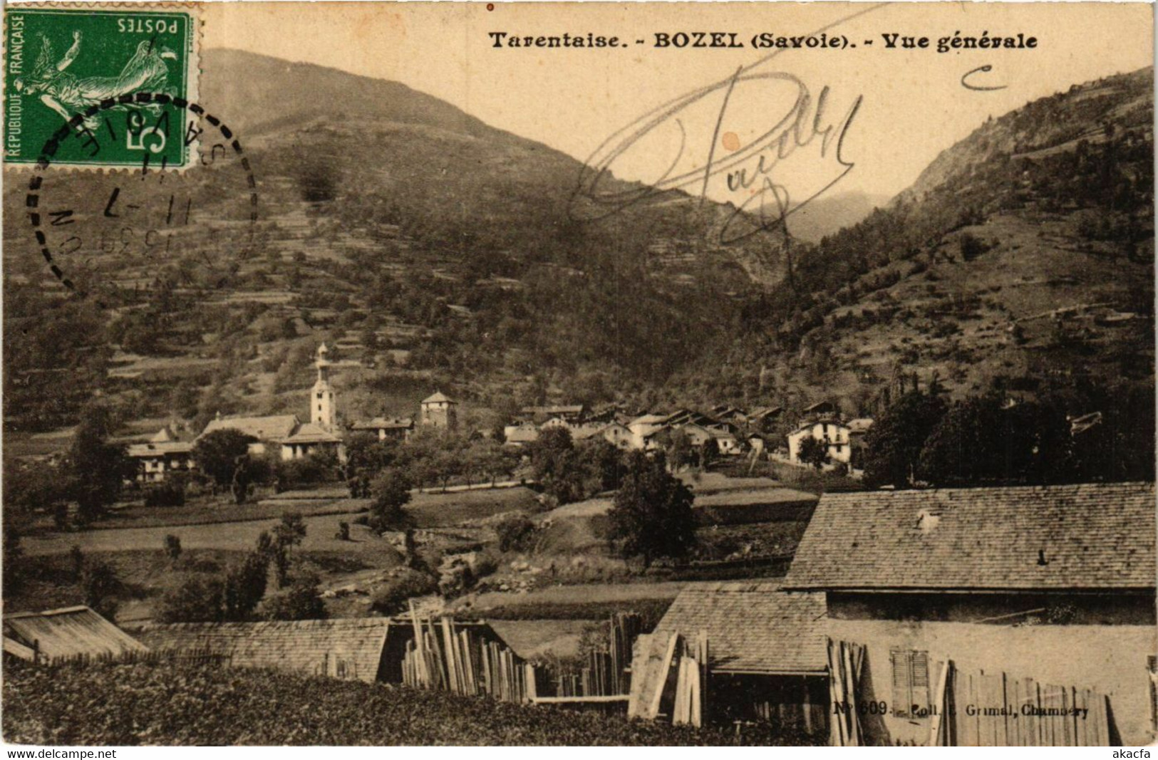 CPA TARENTAISE - BOZEL - Vue générale (651934)