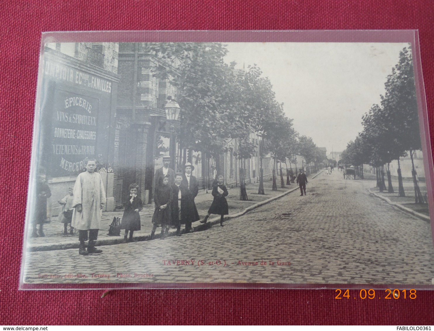 CPA - Taverny - Avenue de la Gare