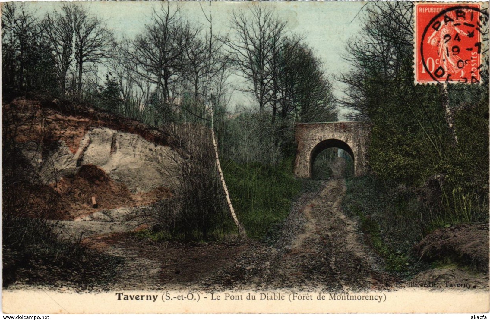 CPA TAVERNY - Le Pont du diable (107651)