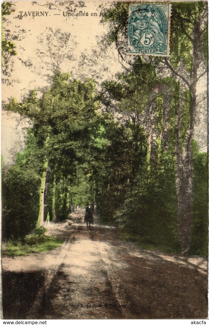 CPA TAVERNY - Une allee en Foret (107654)