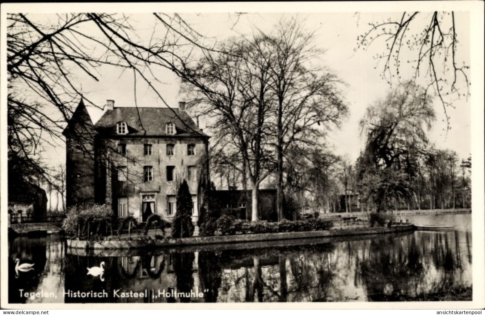 CPA Tegelen Heidenend Venlo Limburg Niederlande, Kasteel Holtmuhle