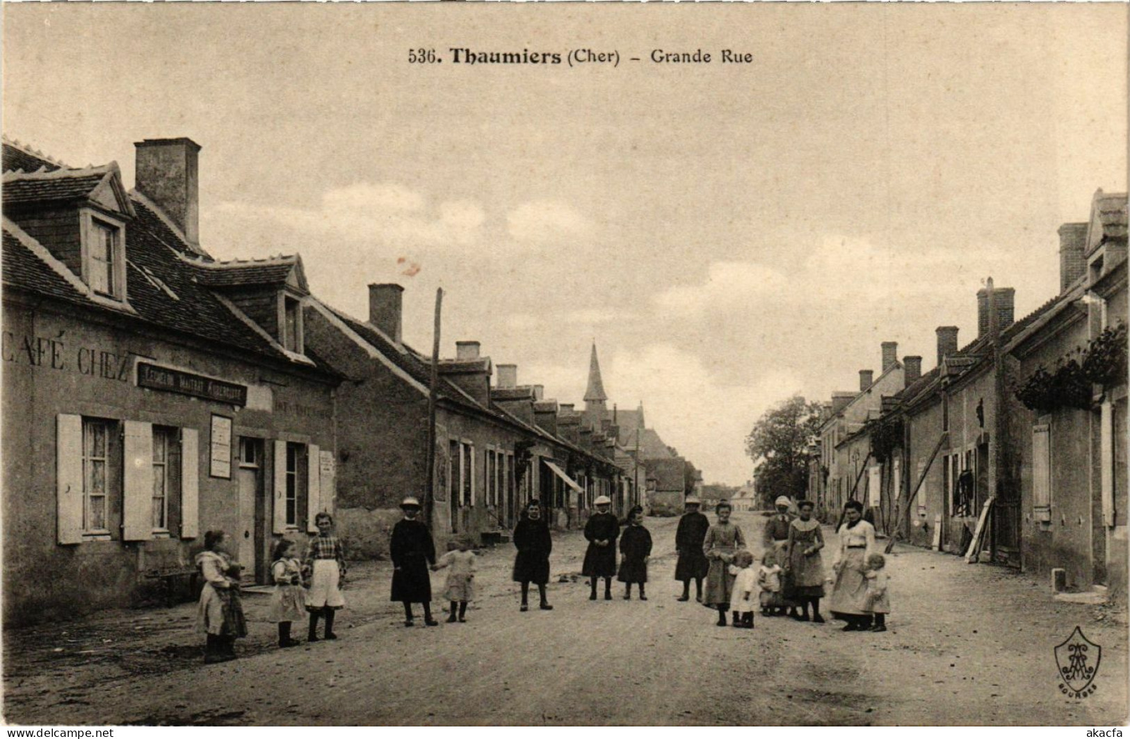 CPA THAUMIERS Grande Rue (863327)