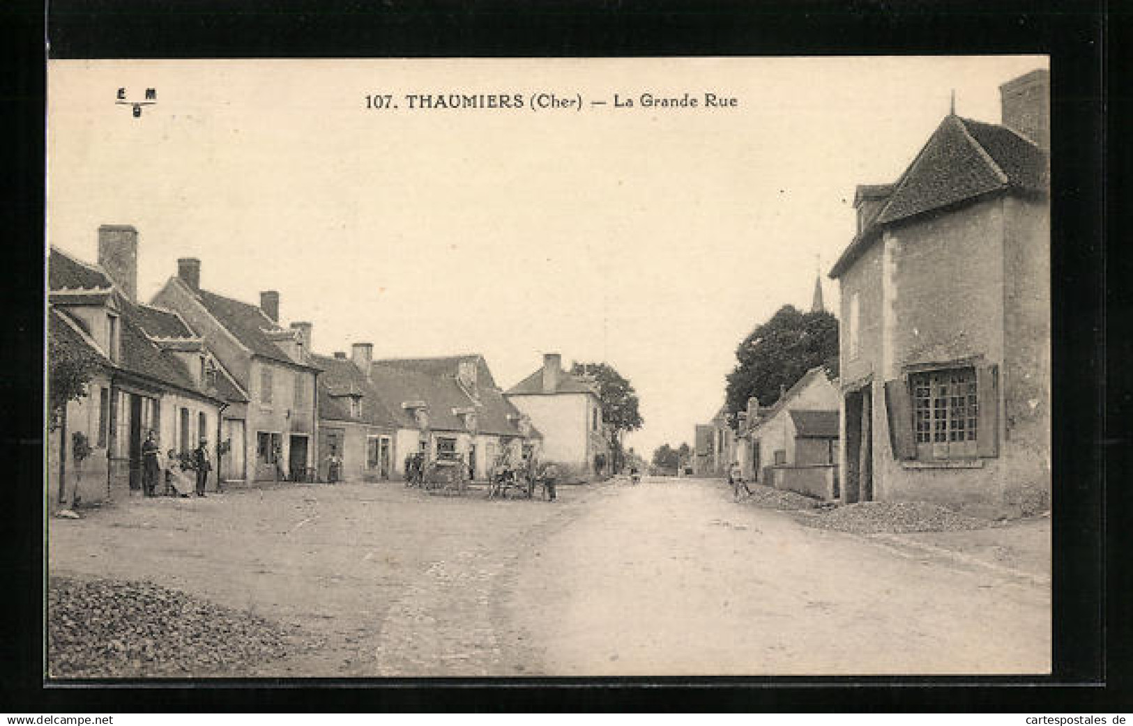 CPA Thaumiers, La Grande Rue