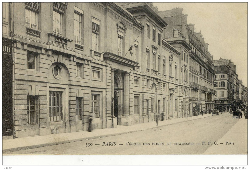 CPA (theme paris grandes ecoles )  l ecole des ponts et chaussées    (paris )