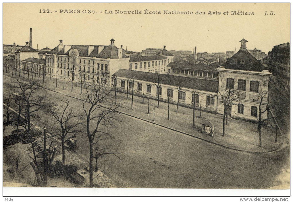 CPA (theme paris grandes ecoles )  la nouvelle ecole nationale des arts et metiers  (paris 13e)