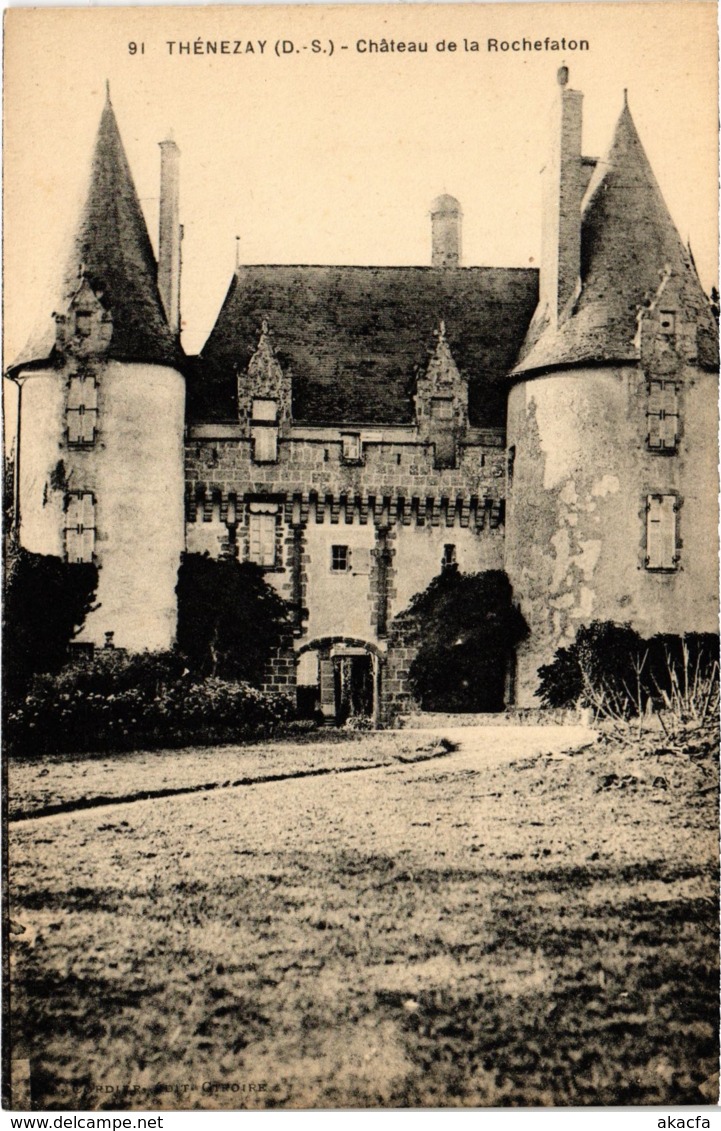 CPA THENEZAY - Chateau de la Rochefaton (89458)