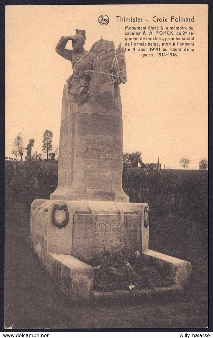 +++ CPA - THIMISTER - Croix Polinard - Monument Fonck //