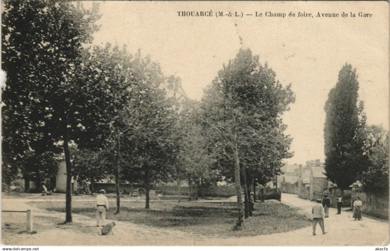 CPA THOUARCE Le Champ de Foire - Avenue de la Gare (1164311)