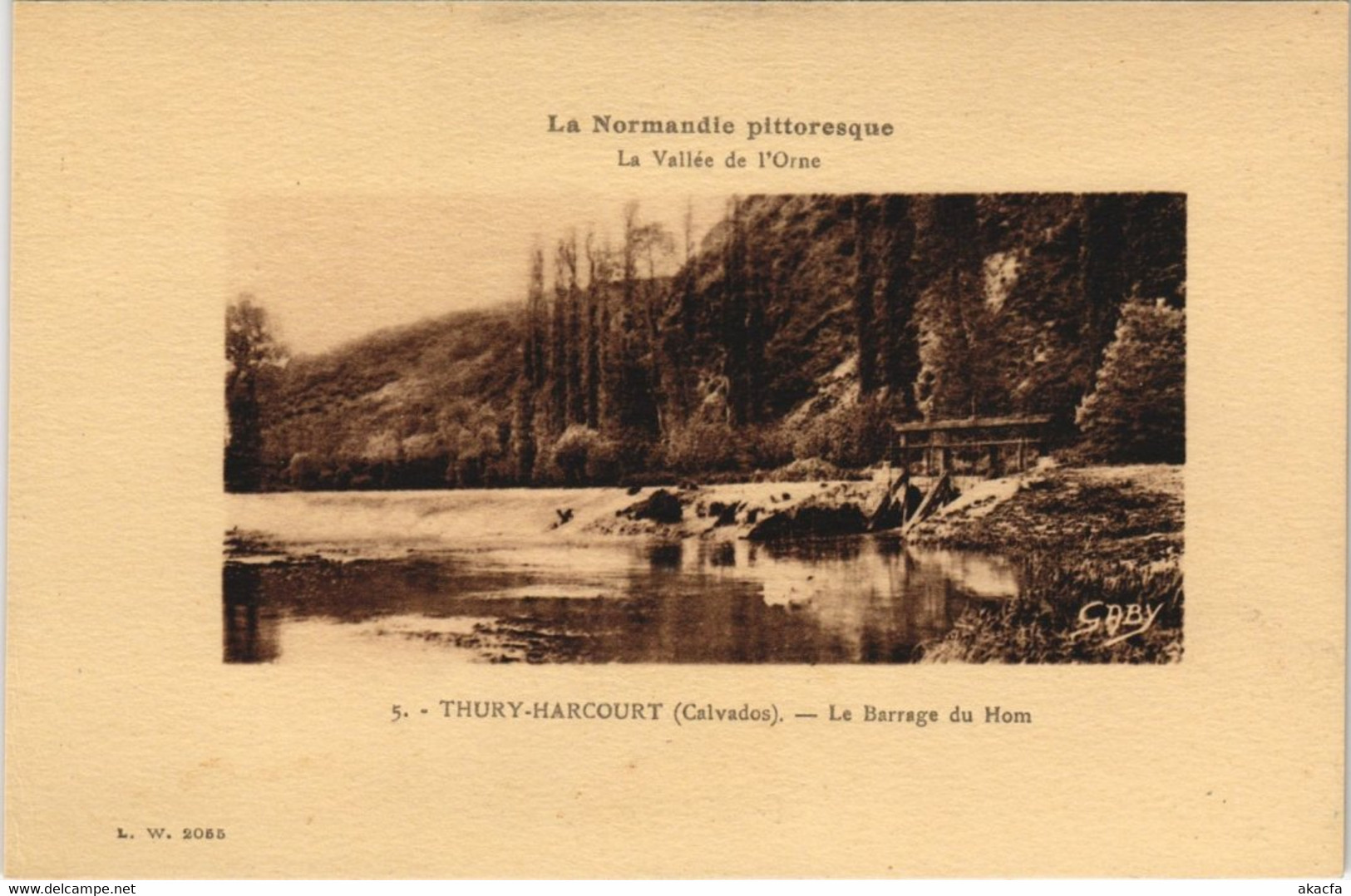 CPA THURY-HARCOURT - Le Barrage du Hom (141229)