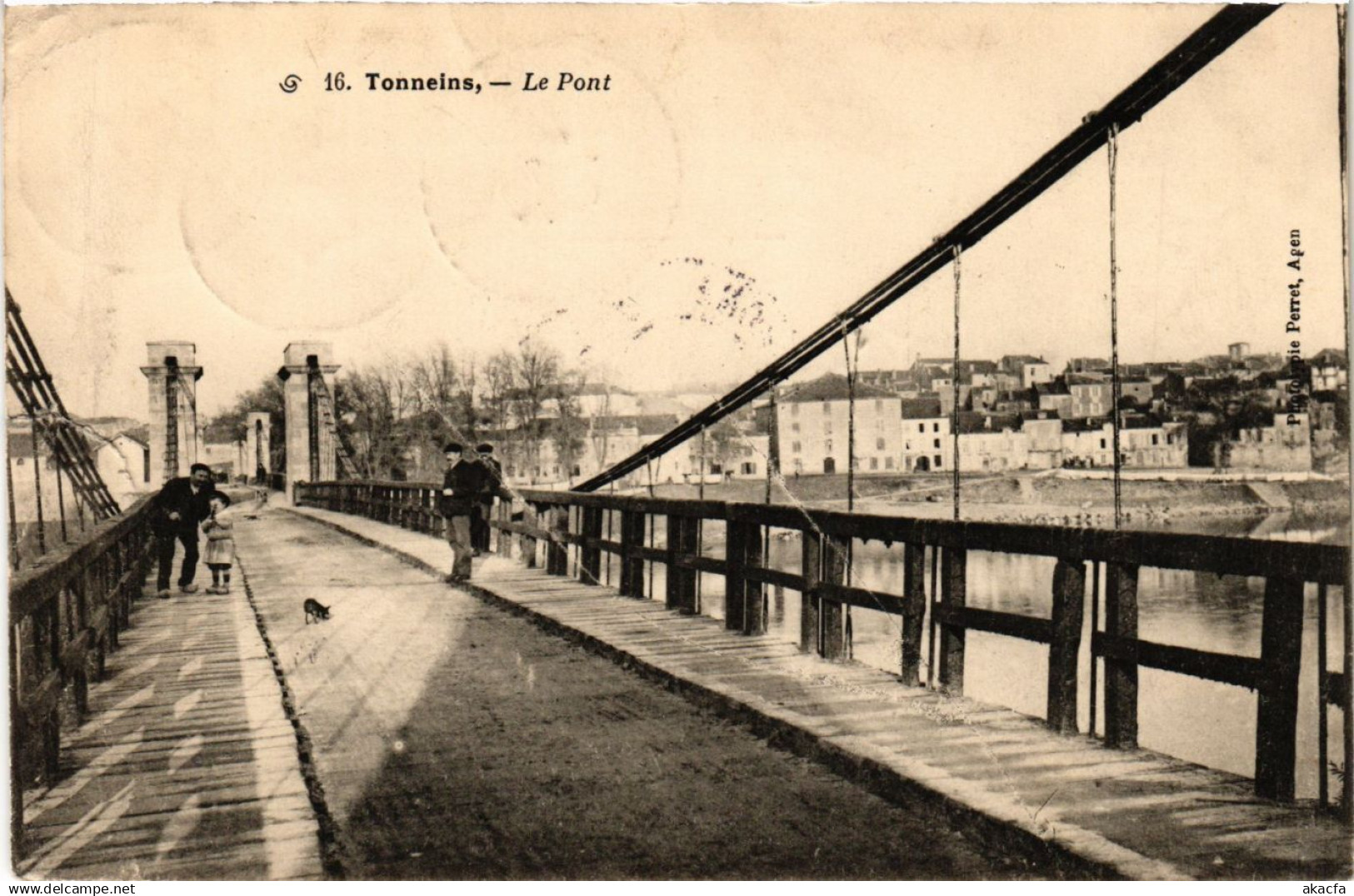 CPA TONNEINS - Le Pont (638566)