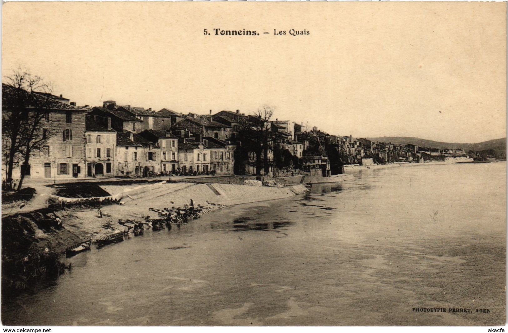 CPA TONNEINS Le Quais (89865)