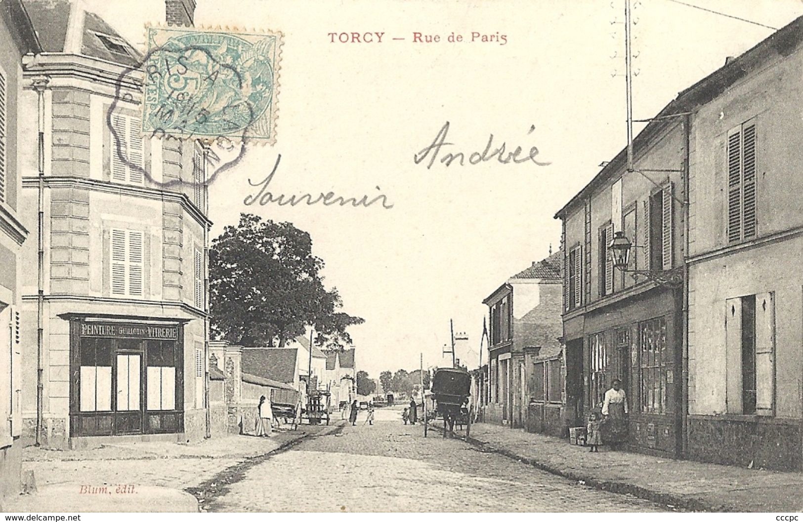 CPA Torcy Rue de Paris