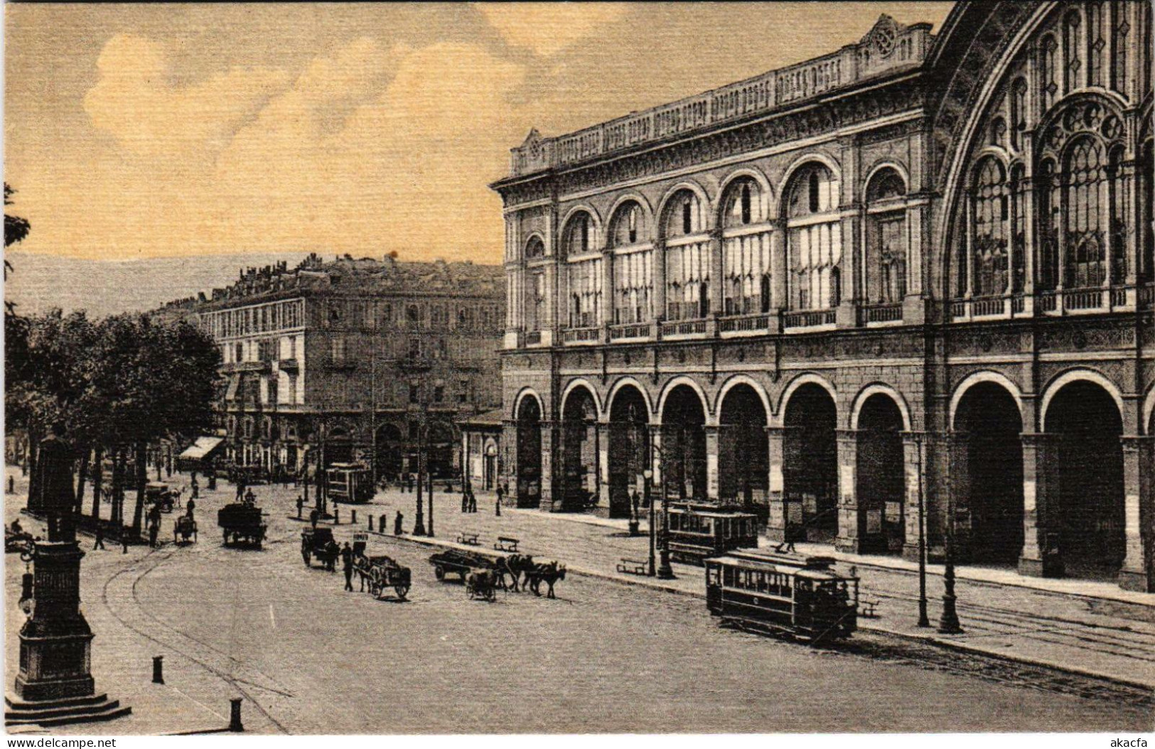 CPA Torino Stazione di Porta Mouva ITALY (800828)