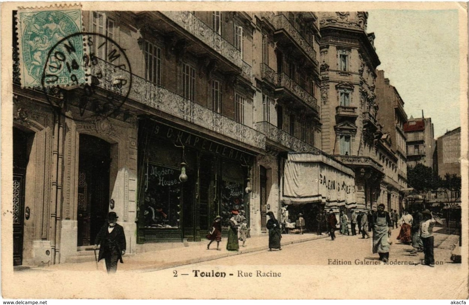 CPA TOULON Rue Racine (338625)