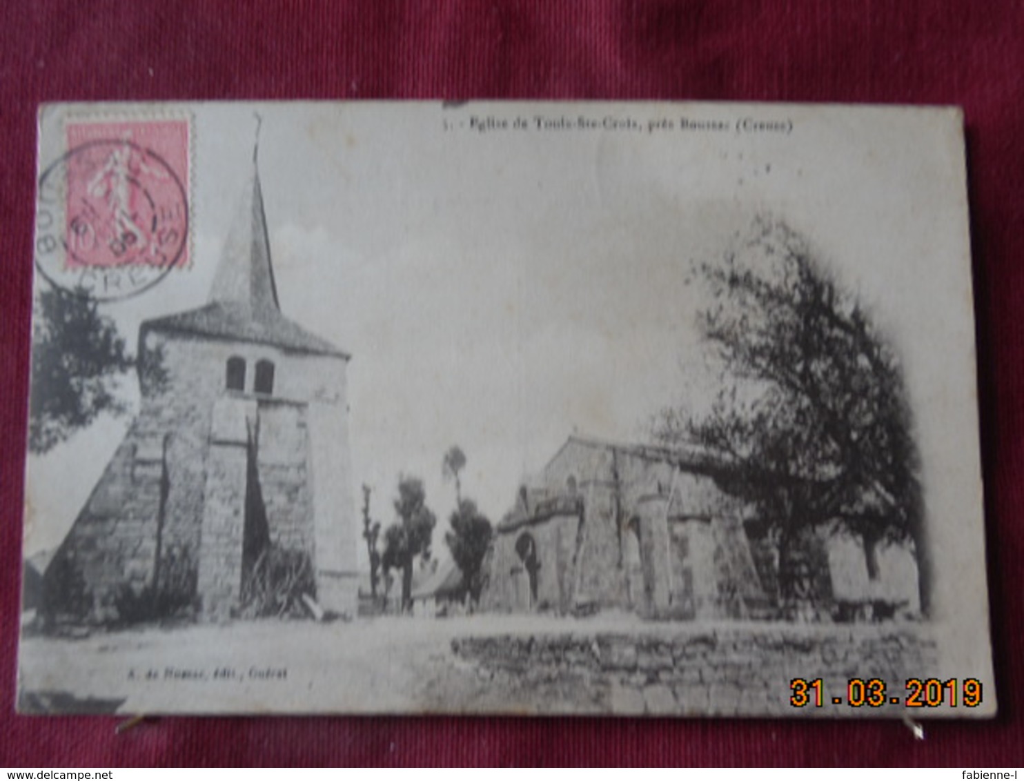 CPA - Toulx-Sainte-Croix - Eglise