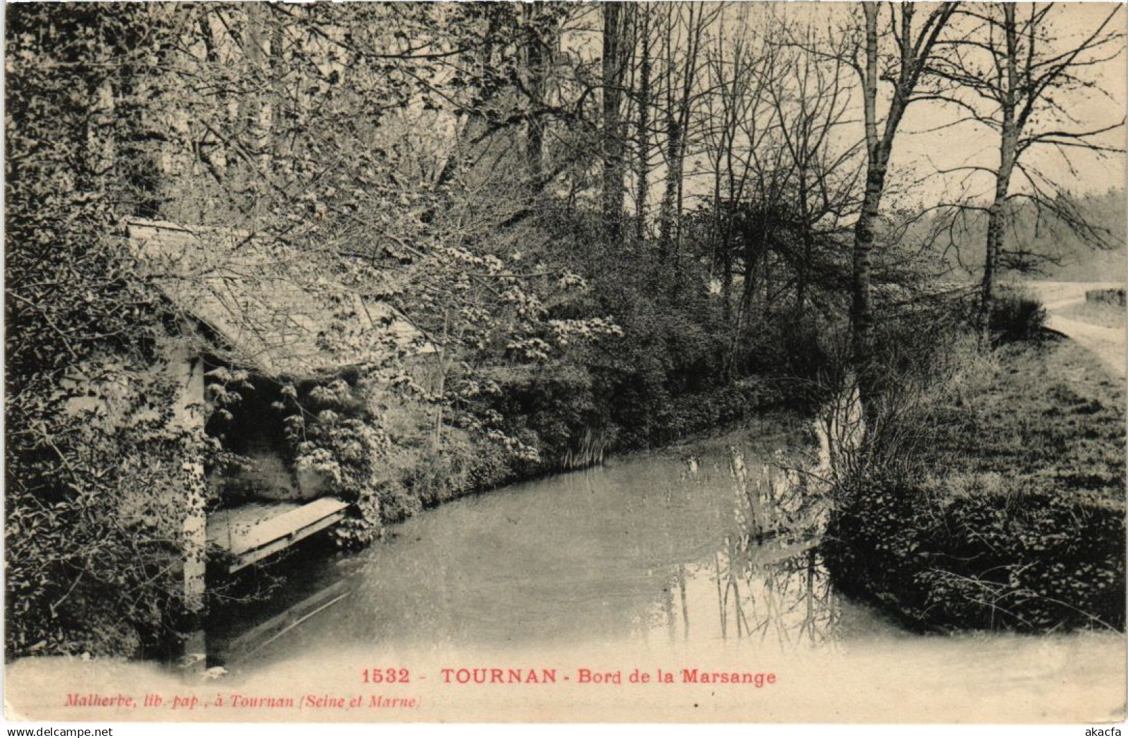 CPA TOURNAN-en-BRIE Bord de la Marsange (1298732)