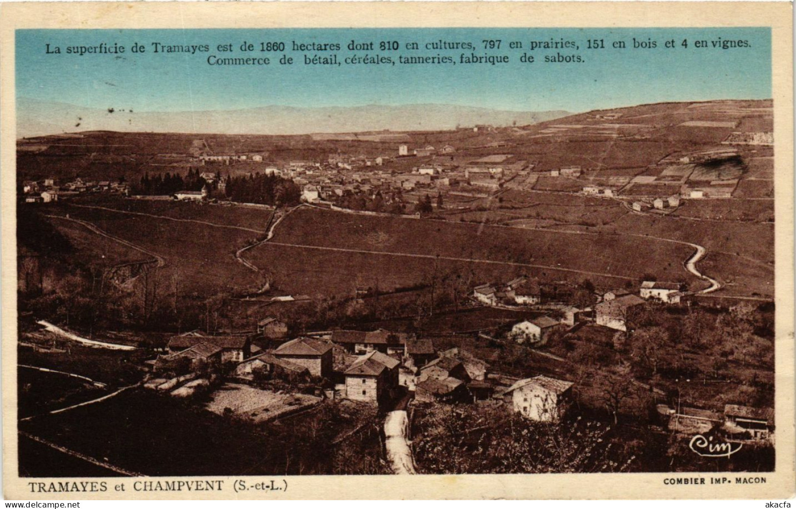 CPA Tramayes et Champvent FRANCE (953677)