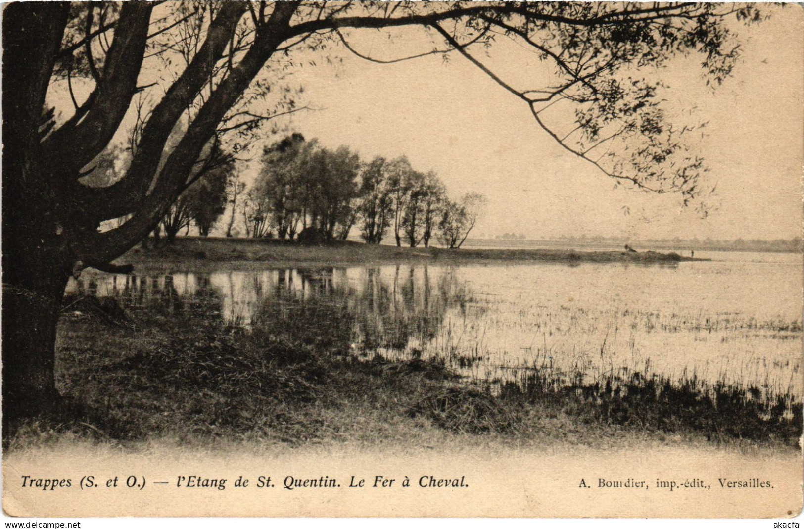 CPA Trappes Etang de St Quentin (1424141)