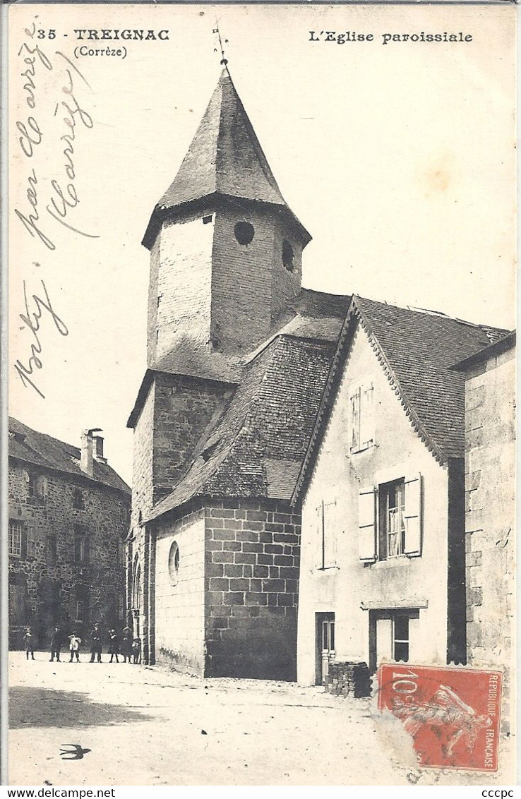 CPA Treignac L'Eglise Paroissiale