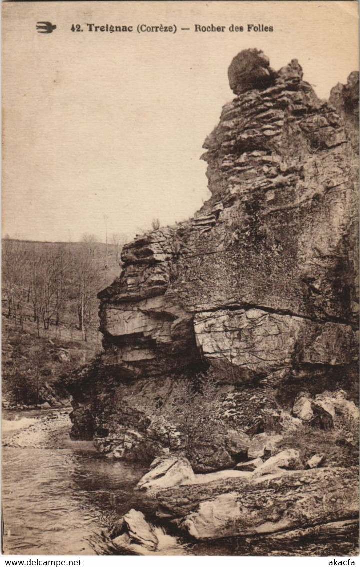 CPA Treignac Rocher des Folles FRANCE (1051360)