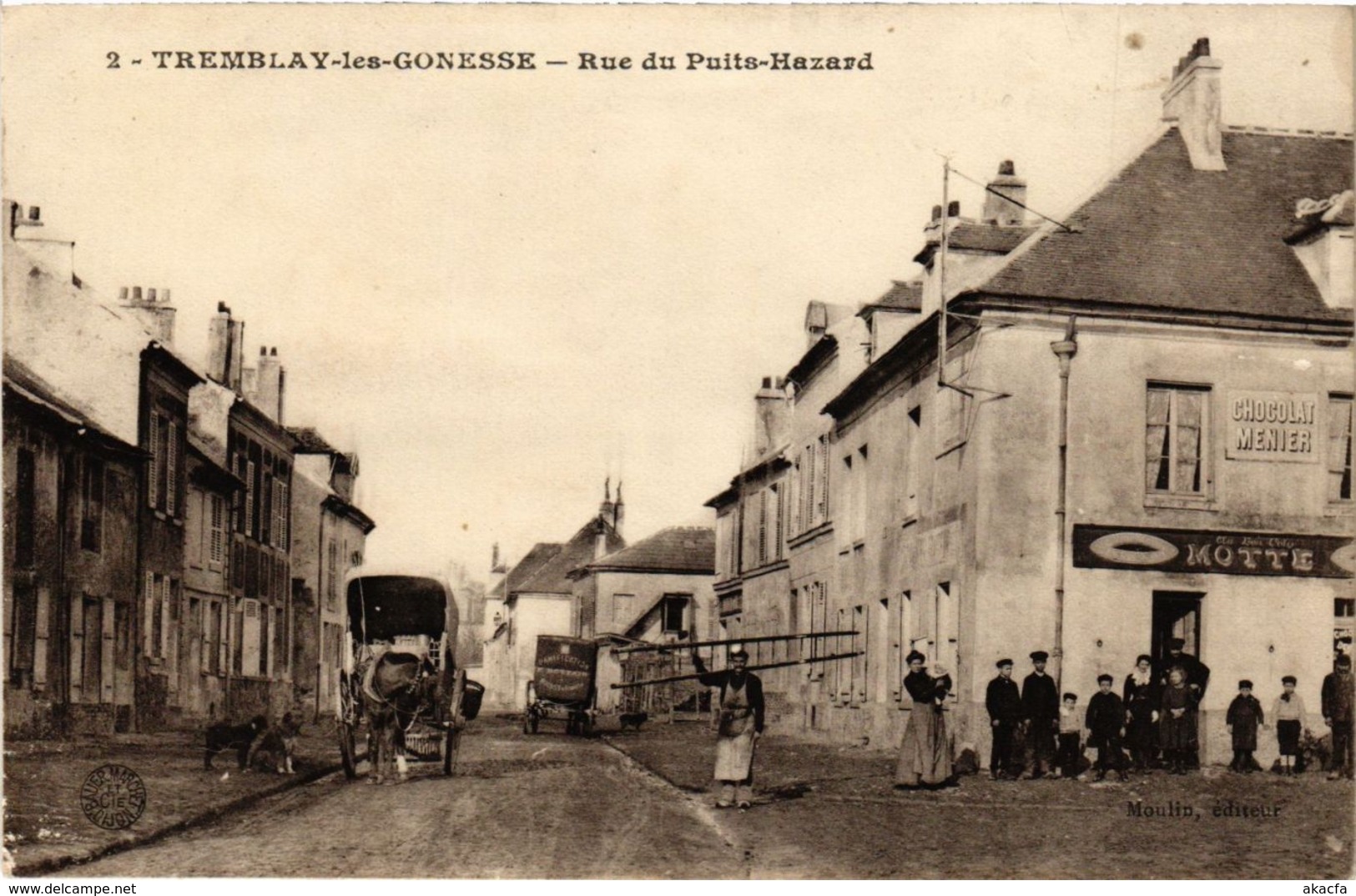 CPA TREMBLAY-les-GONESSE - Rue du Puits-Hazard (296475)