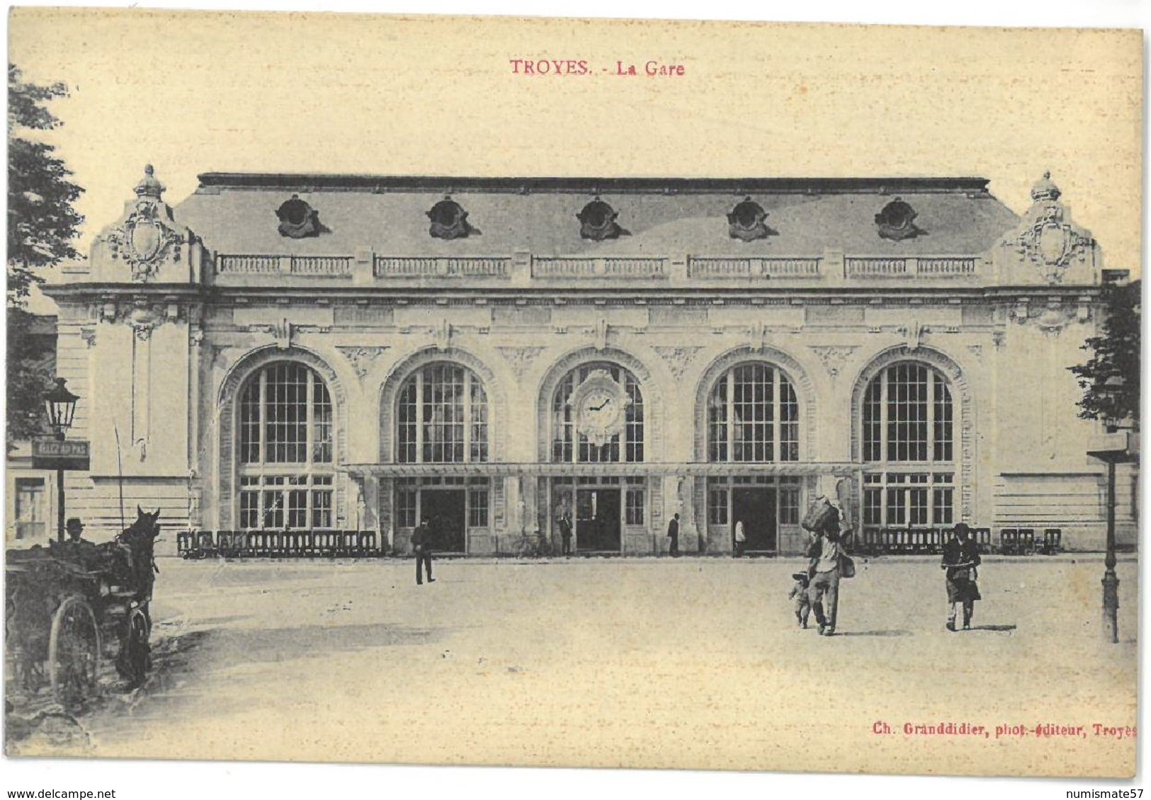 CPA TROYES - La Gare - Ed. Ch. Granddidier , Troyes