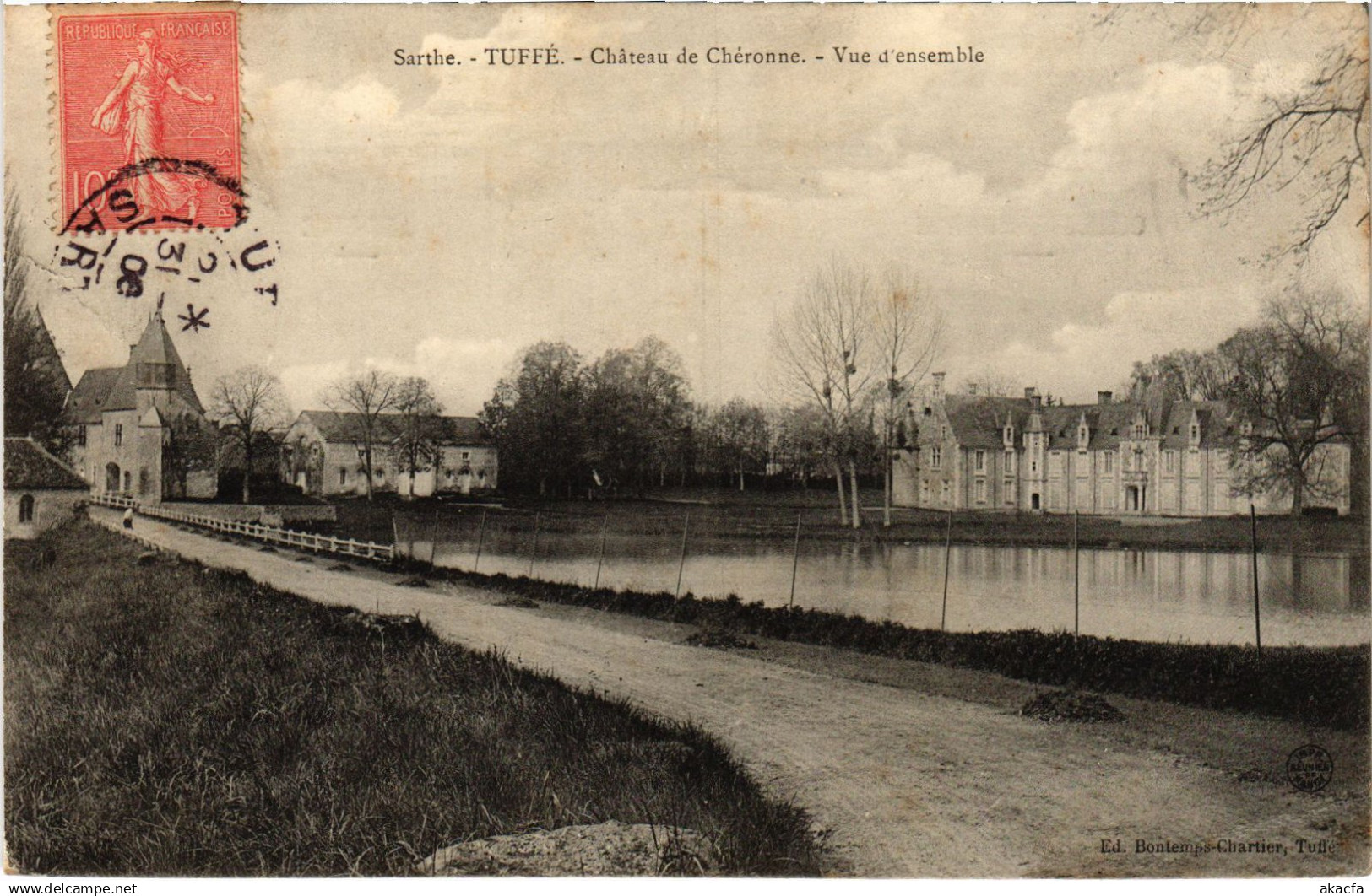 CPA Tuffe Chateau de Cheronne (1429714)