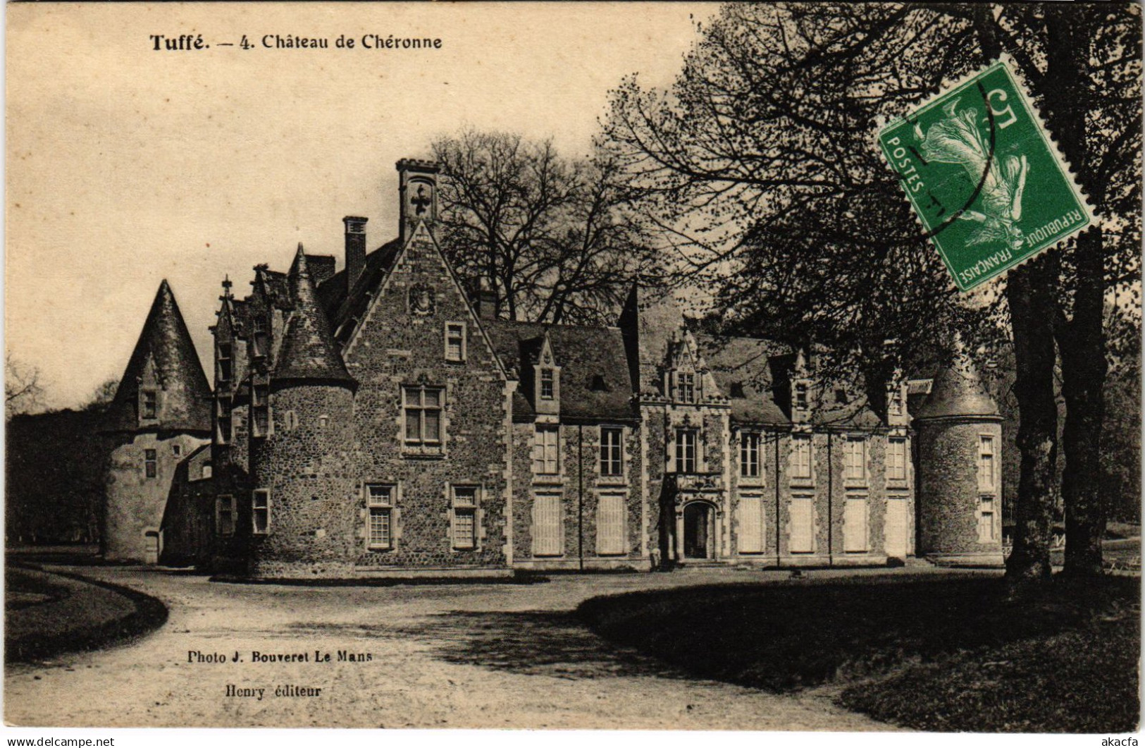 CPA Tuffe Chateau de Cheronne (1429718)